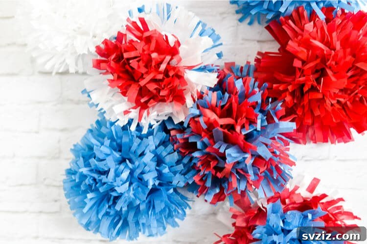 Decorative Tissue Paper Fireworks