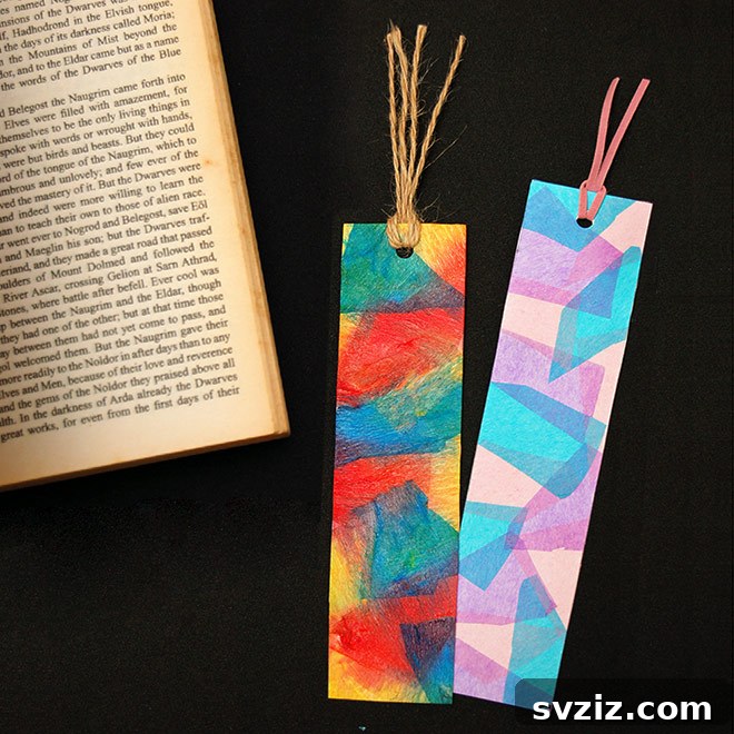 Exquisite Stained Glass Bookmarks DIY