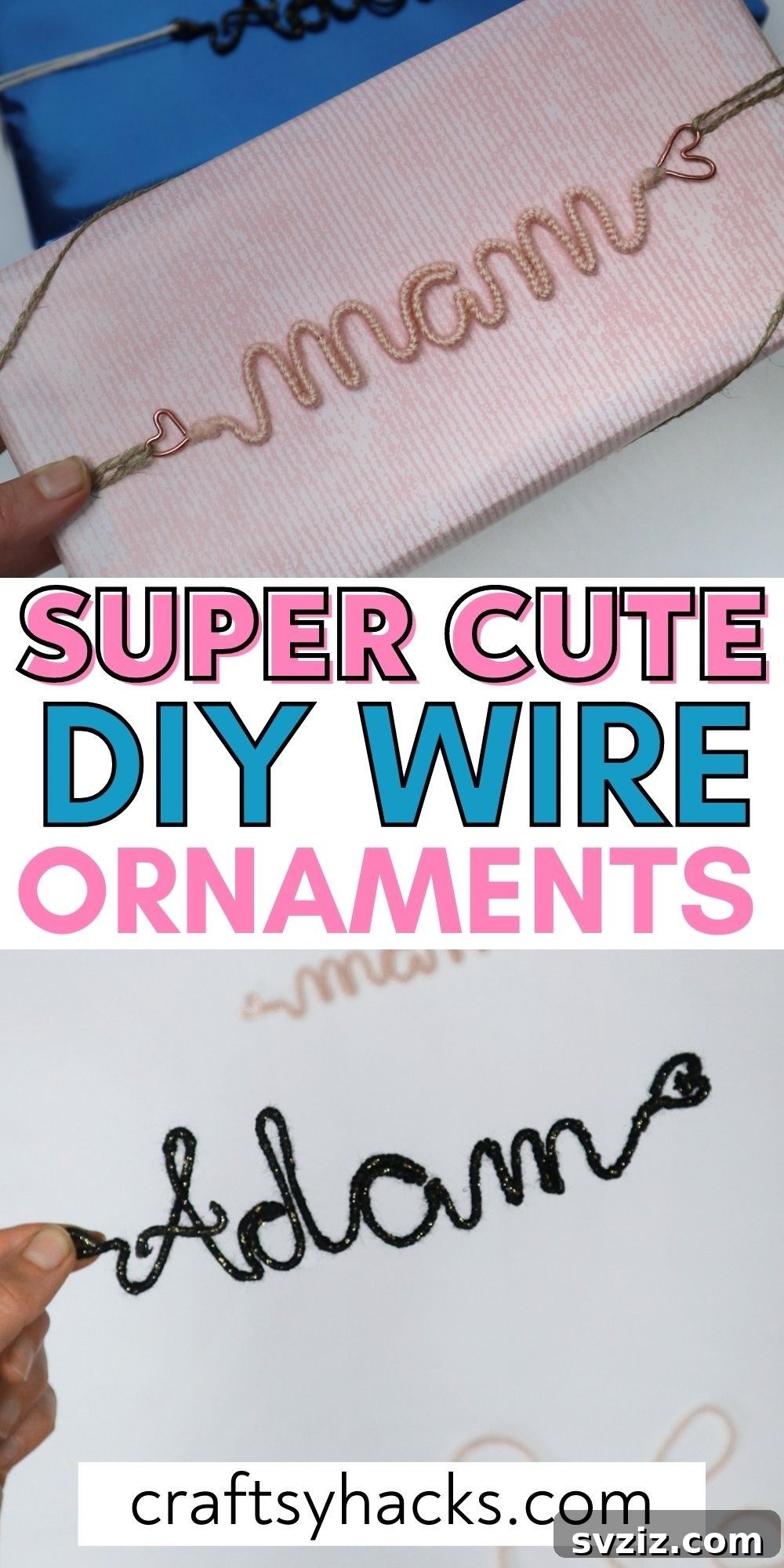 Stunning Wire Ornaments: Handmade Gifts You'll Adore 18 A collection of super cute DIY wire ornaments, demonstrating versatility