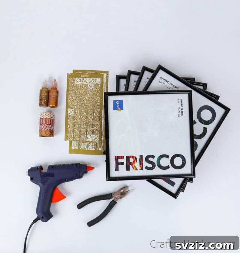 High-End Look Dollar Tree Lantern Craft 5 dollar tree frames and craft supplies