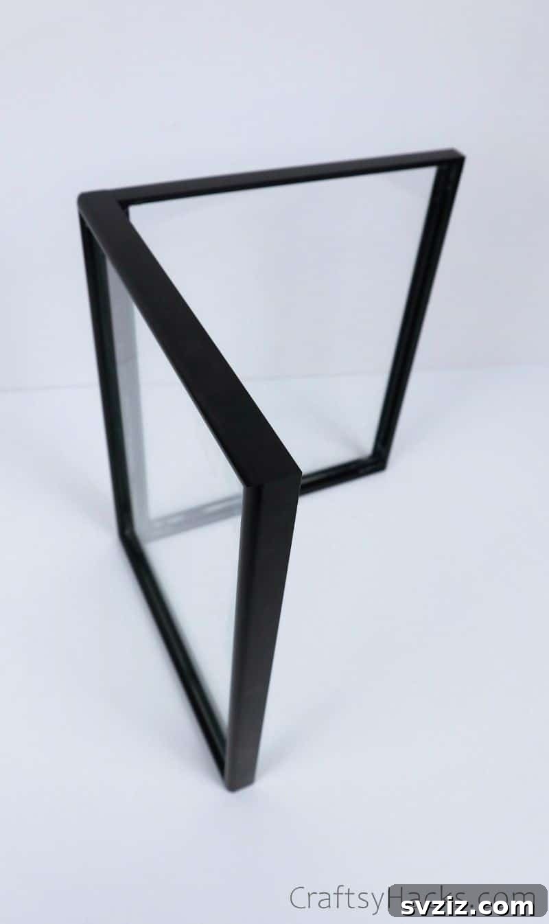 High-End Look Dollar Tree Lantern Craft 10 attaching frames together