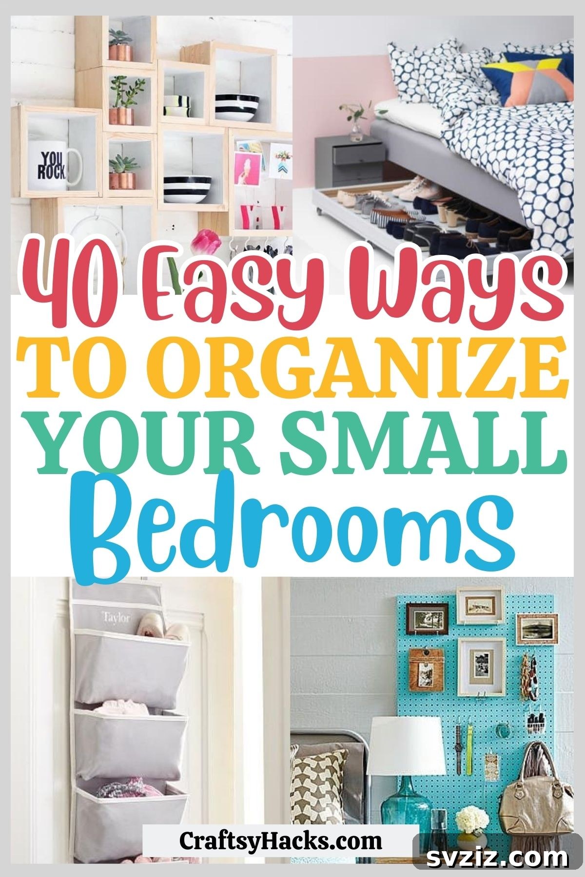 Mastering Micro Spaces: 40 Small Bedroom Organization Secrets 2 Organize a Small Bedroom on a Low Budget with These Clever Hacks