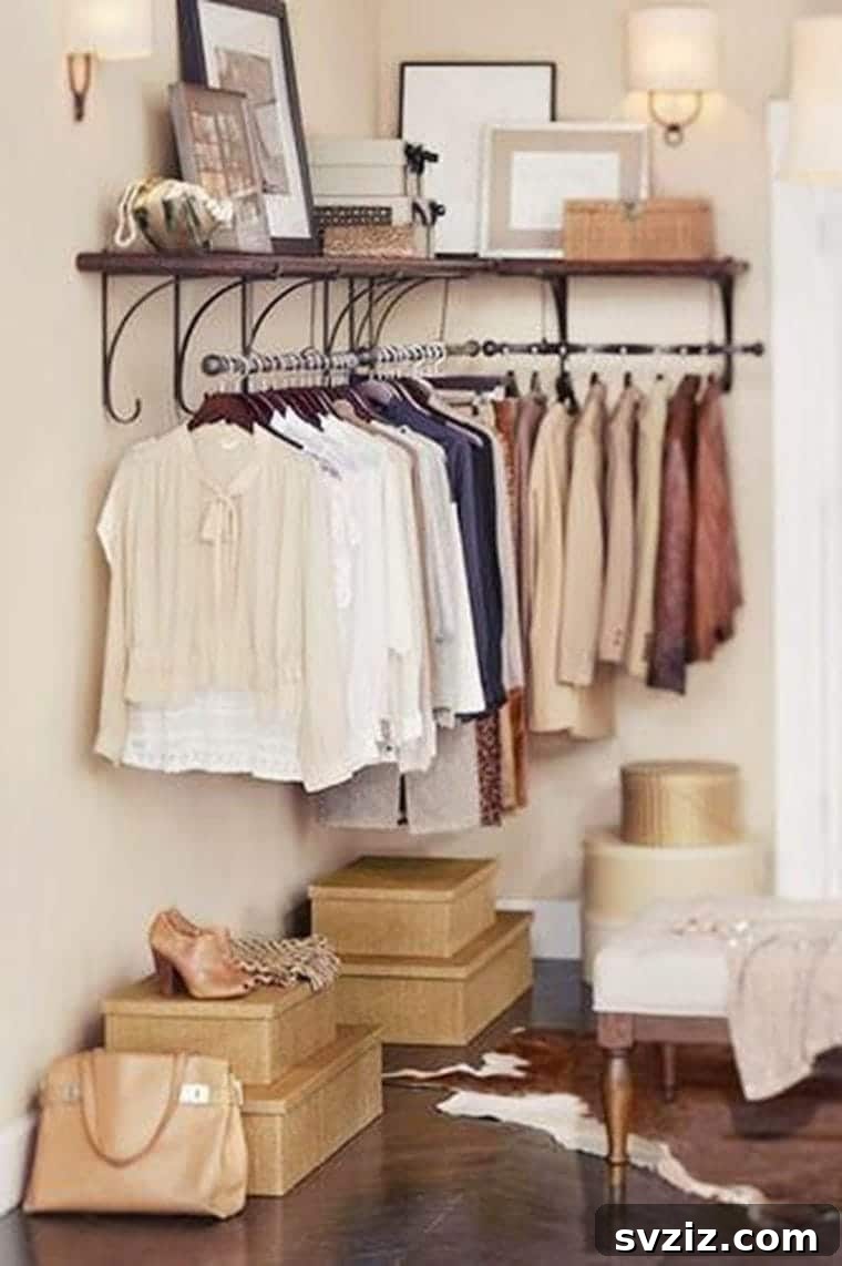 Mastering Micro Spaces: 40 Small Bedroom Organization Secrets 21 Optimized storage corner for small bedrooms