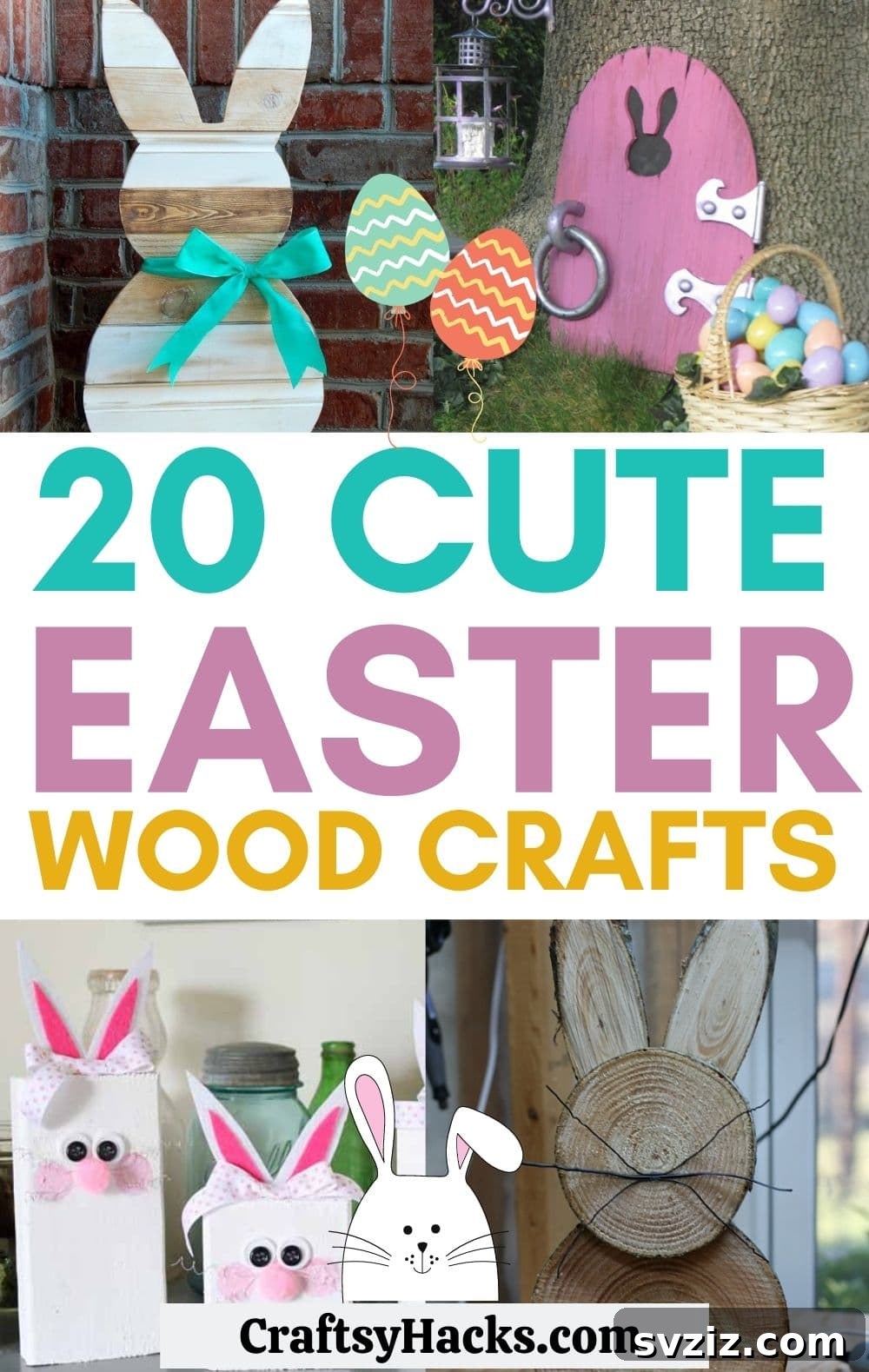 20 Irresistibly Charming Easter Woodworking Projects 2 easter wood crafts