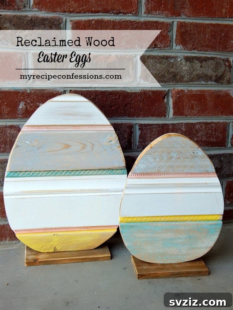 20 Irresistibly Charming Easter Woodworking Projects 11 Wood Easter Eggs