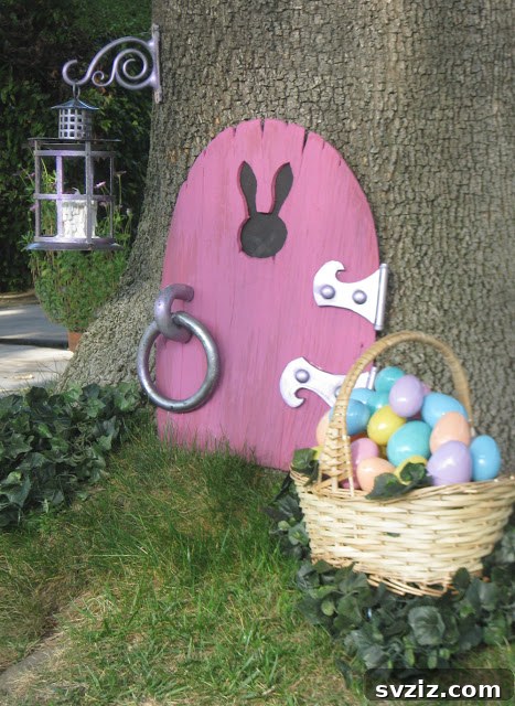 20 Irresistibly Charming Easter Woodworking Projects 20 Easter Bunny Tree Home