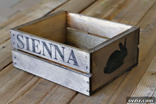 20 Irresistibly Charming Easter Woodworking Projects 21 Rustic Storage Crates