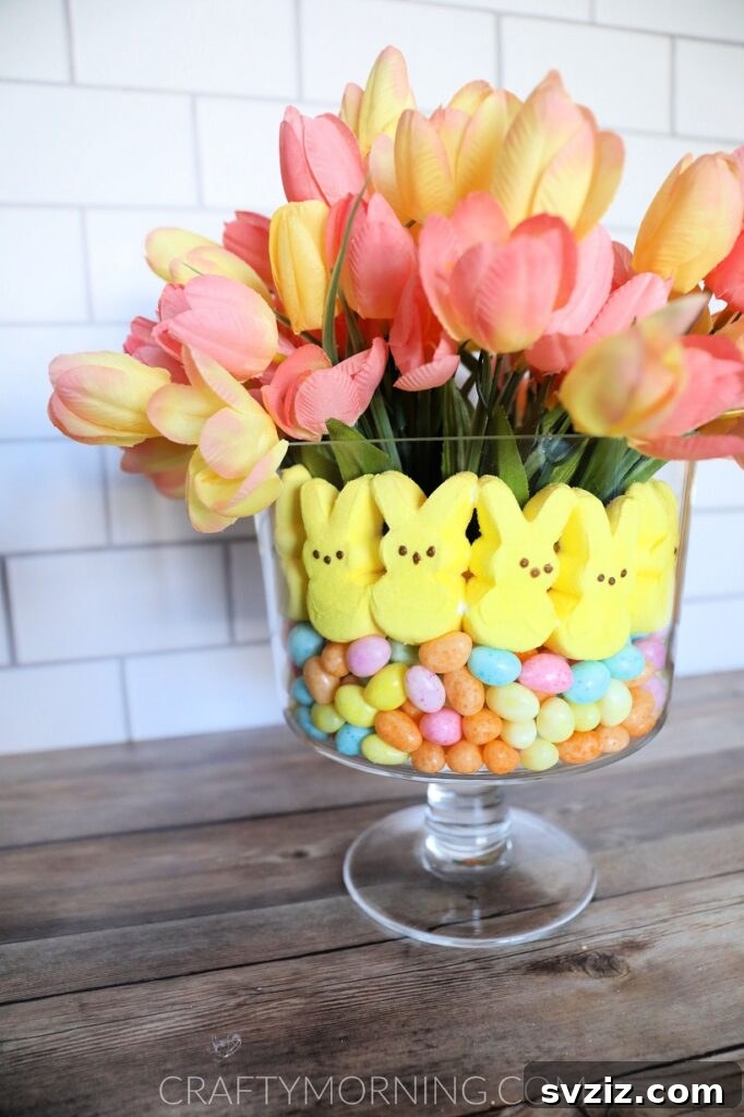Festive Easter Centerpiece Inspiration 6 Trifle Bowl Easter Centerpiece
