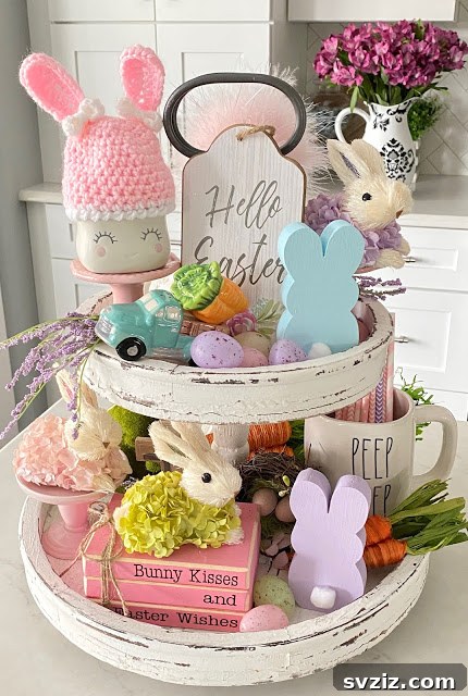 Festive Easter Centerpiece Inspiration 10 Precious Tiered Tray