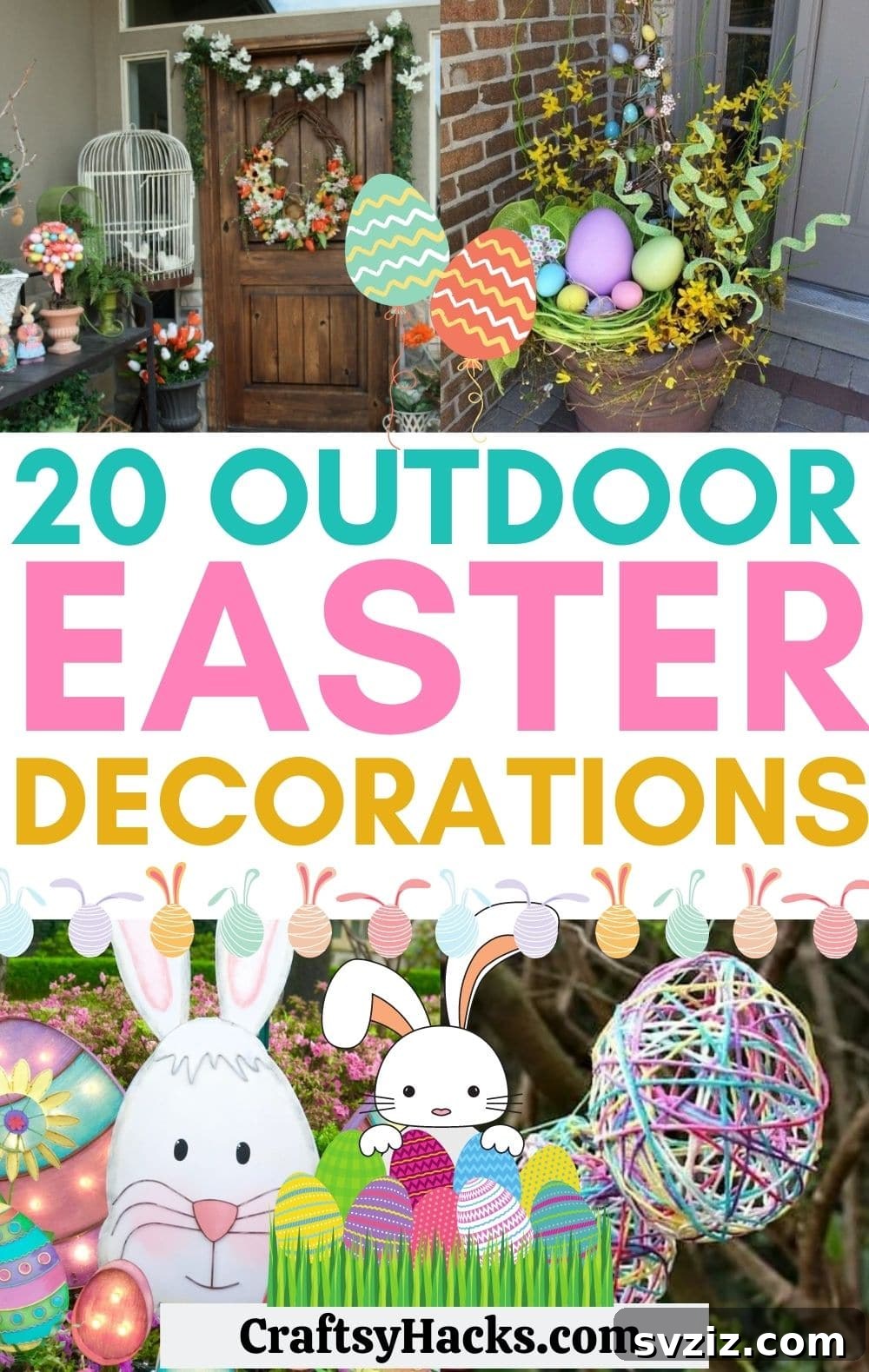 20 Whimsical Outdoor Easter Decor Inspirations 2 outdoor easter decor