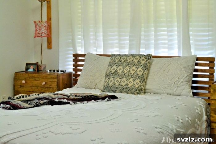 IKEA Tarva Mid-Century Inspired Slatted Headboard Hack