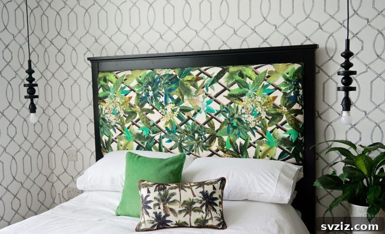 Modern Framed Upholstered Headboard IKEA Hack