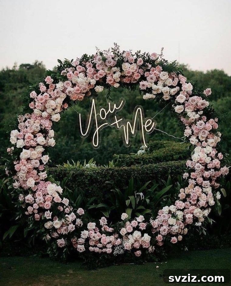 You + Me Neon Arch
