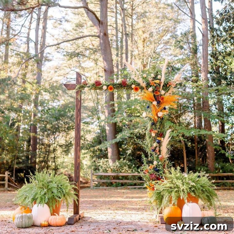 Fall Wedding Arch