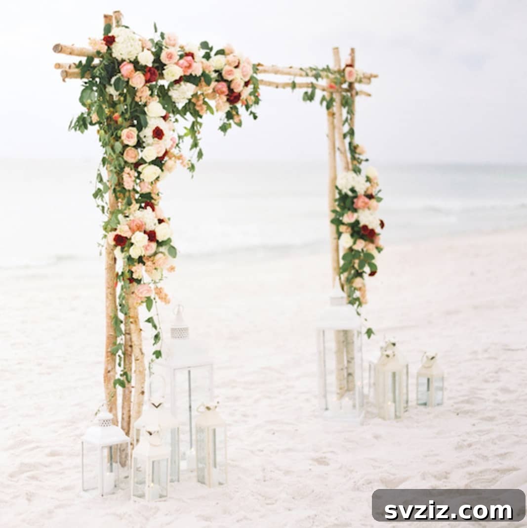 Beachy Rustic Wedding Arch