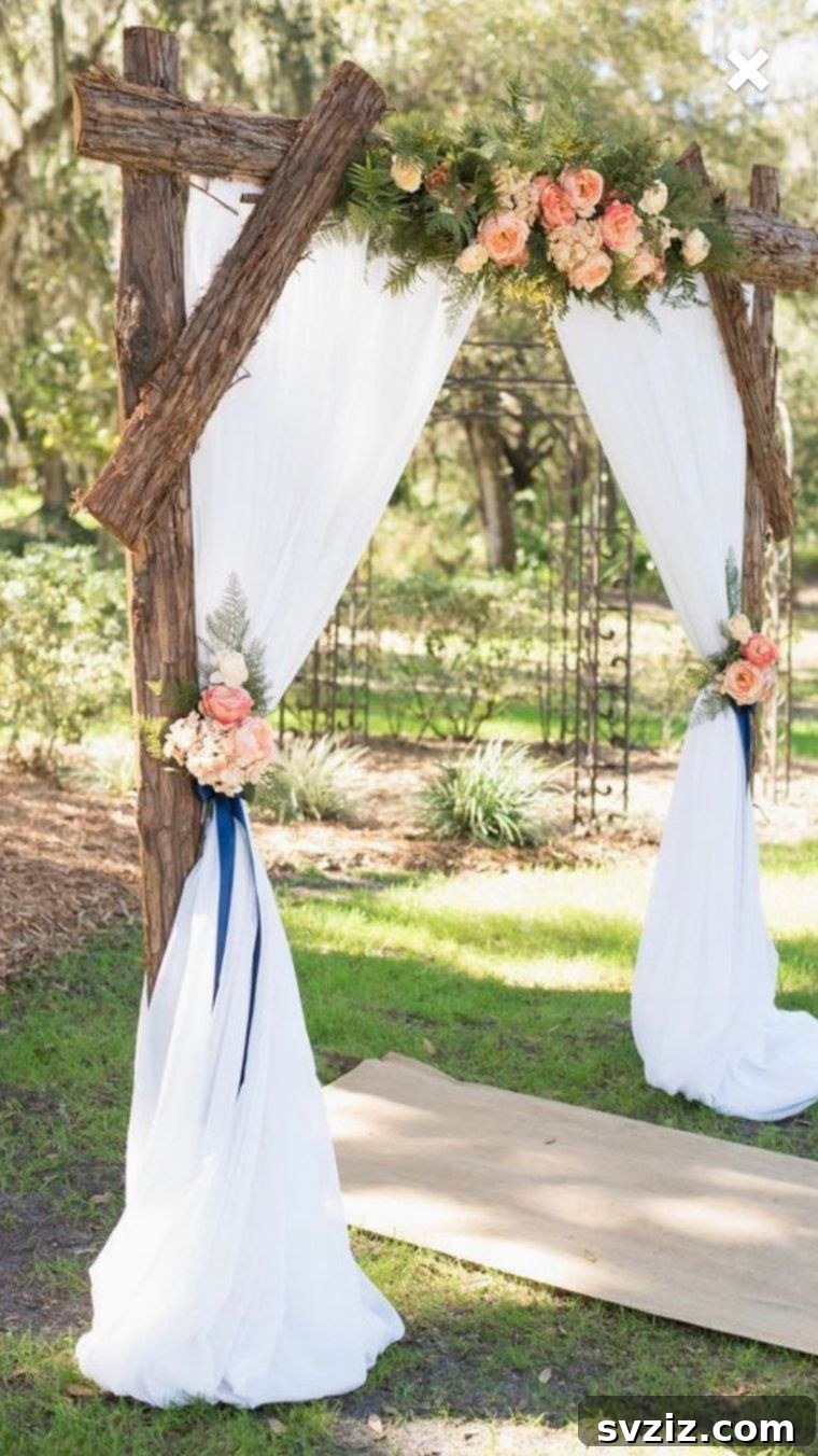 Wedding Arch With 3 Piece Flower Set