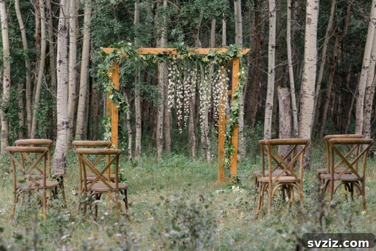 Forest Doorway wedding arch