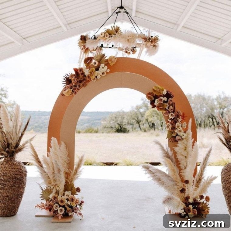 Bohemian Country Rainbow Arch