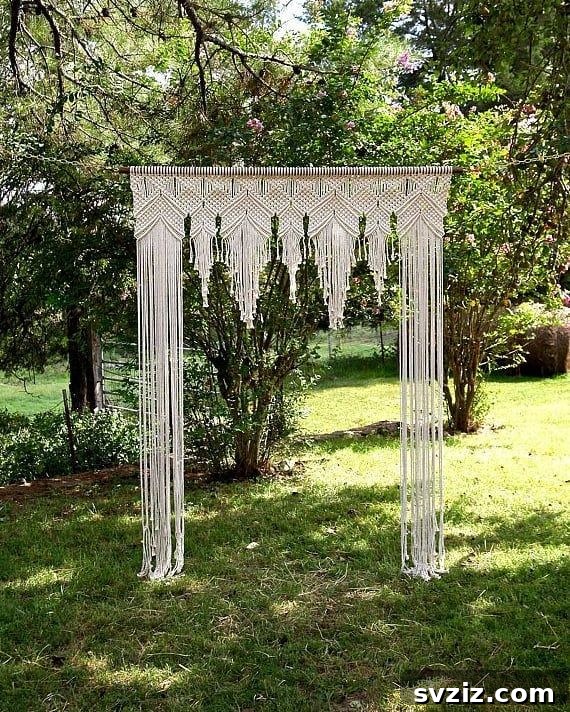Macrame Wedding Arch