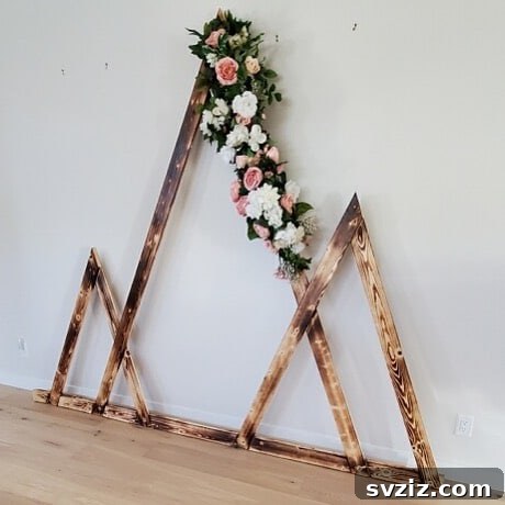 Tri-Angle Wedding Arch