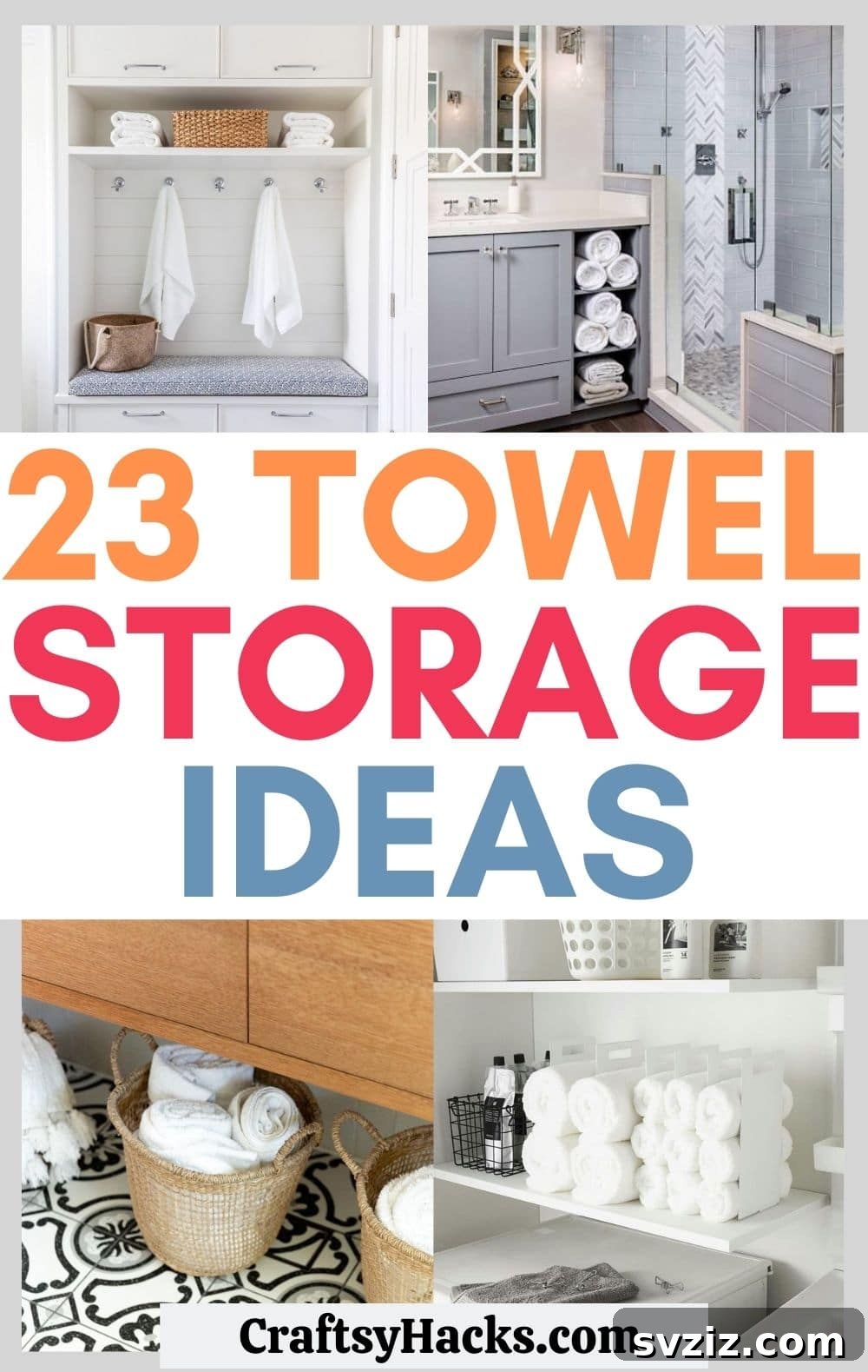 Creative Towel Storage Ideas to Organize Your Bathroom