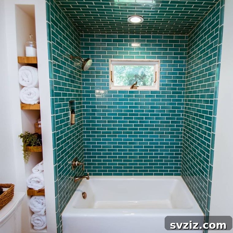 DIY Tiny Towel Slot for compact bathroom storage