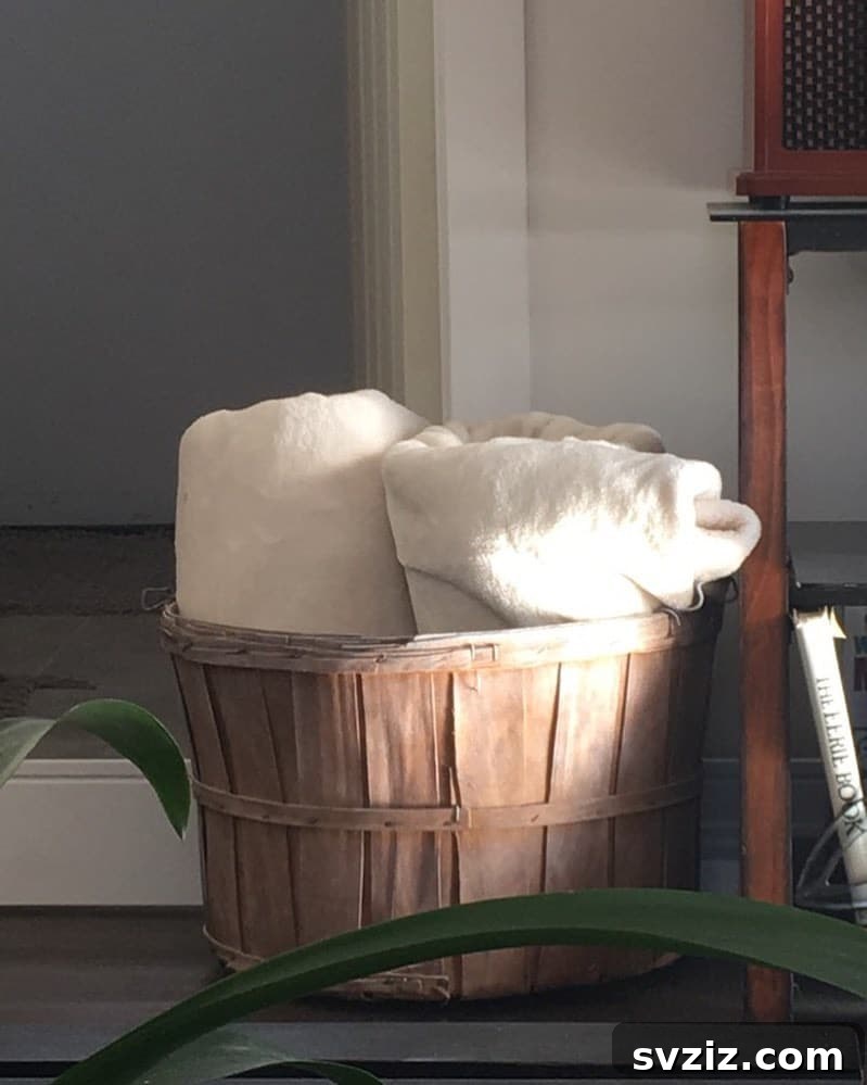 23 Clever Blanket Storage Solutions 19 Recycled Wooden Barrel for Rustic Blanket Storage