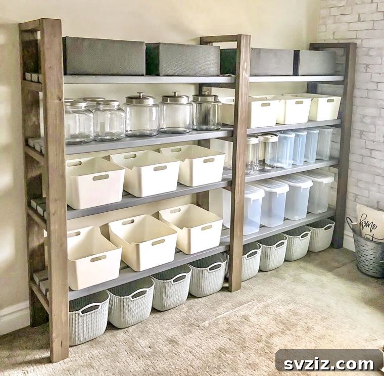 Reimagine Your Basement: Innovative Storage Solutions 21 Rustic Farmhouse Chic Storage