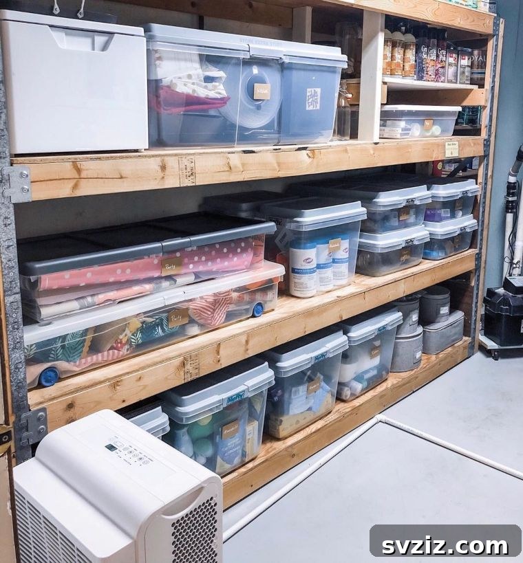Reimagine Your Basement: Innovative Storage Solutions 6 Pallet Shelf Organizer