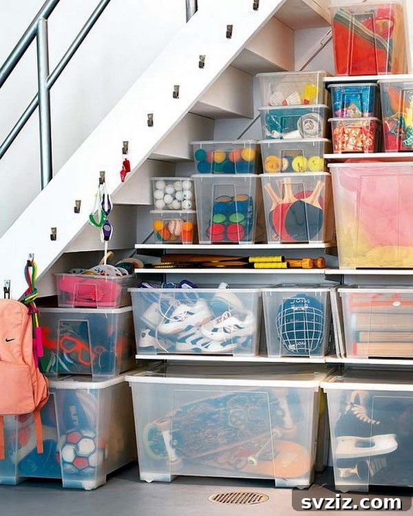 Reimagine Your Basement: Innovative Storage Solutions 9 under stair storage