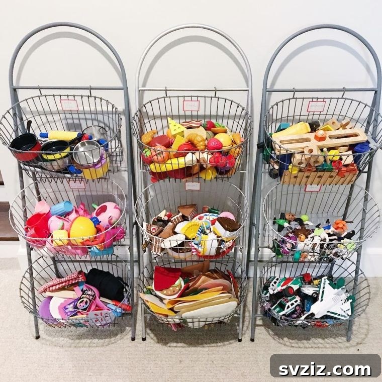 Reimagine Your Basement: Innovative Storage Solutions 10 kids toy buckets