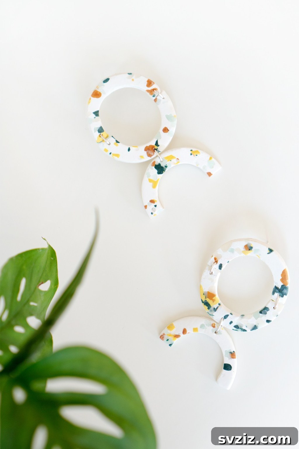 Terrazzo Statement Earrings