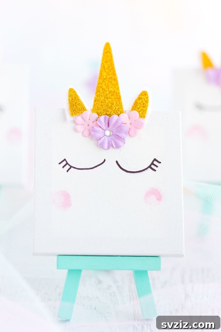 Unicorn Mini Display Canvas