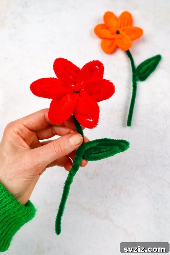 Pipe Cleaner Flowers
