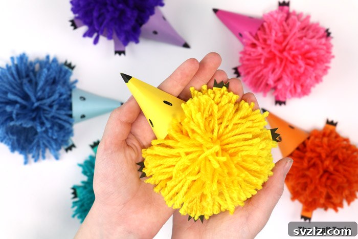 Pom-Pom Hedgehogs