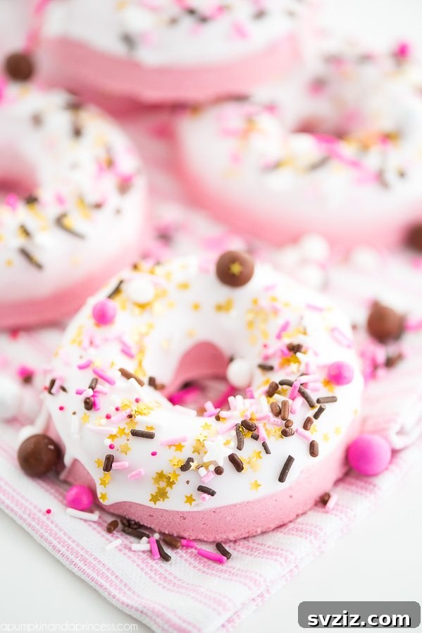 Cute Donut Bath Bombs - Handmade Self-Care Gifts