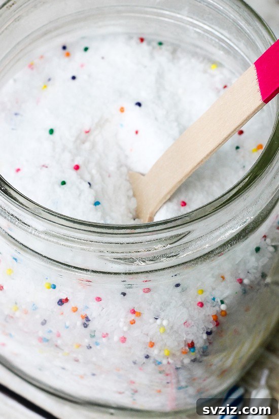 Festive Birthday Cake Bath Salts - Perfect Gift Idea