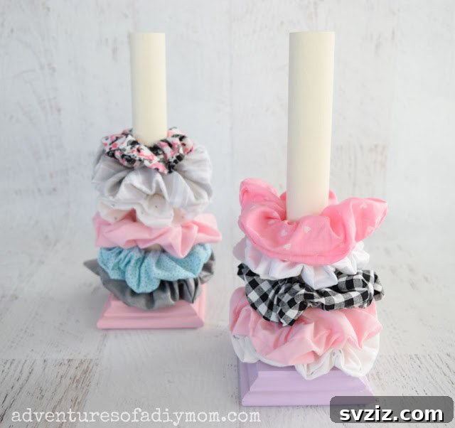DIY Scrunchie Holders - Organize Your Hair Accessories