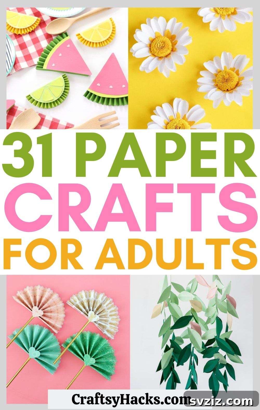 Creative Paper Crafts for Adults