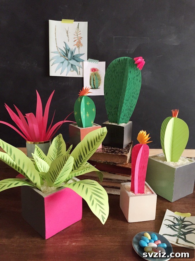 DIY Paper Plants