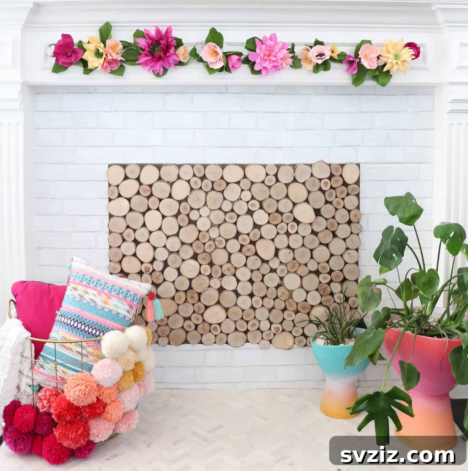 DIY Crepe Paper Garland