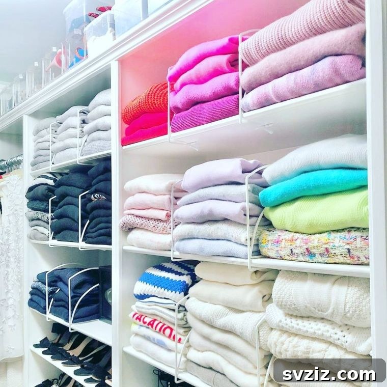 Unlock Your Closet's Potential: 23 Smart Shelving Ideas 13 Shelf Dividers