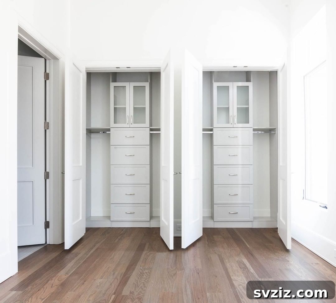 Unlock Your Closet's Potential: 23 Smart Shelving Ideas 14 Divided closets