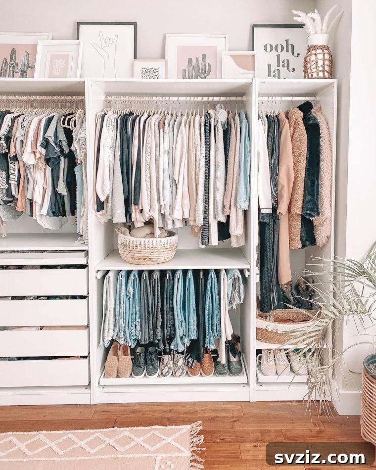 Unlock Your Closet's Potential: 23 Smart Shelving Ideas 25 Uniform Hangers