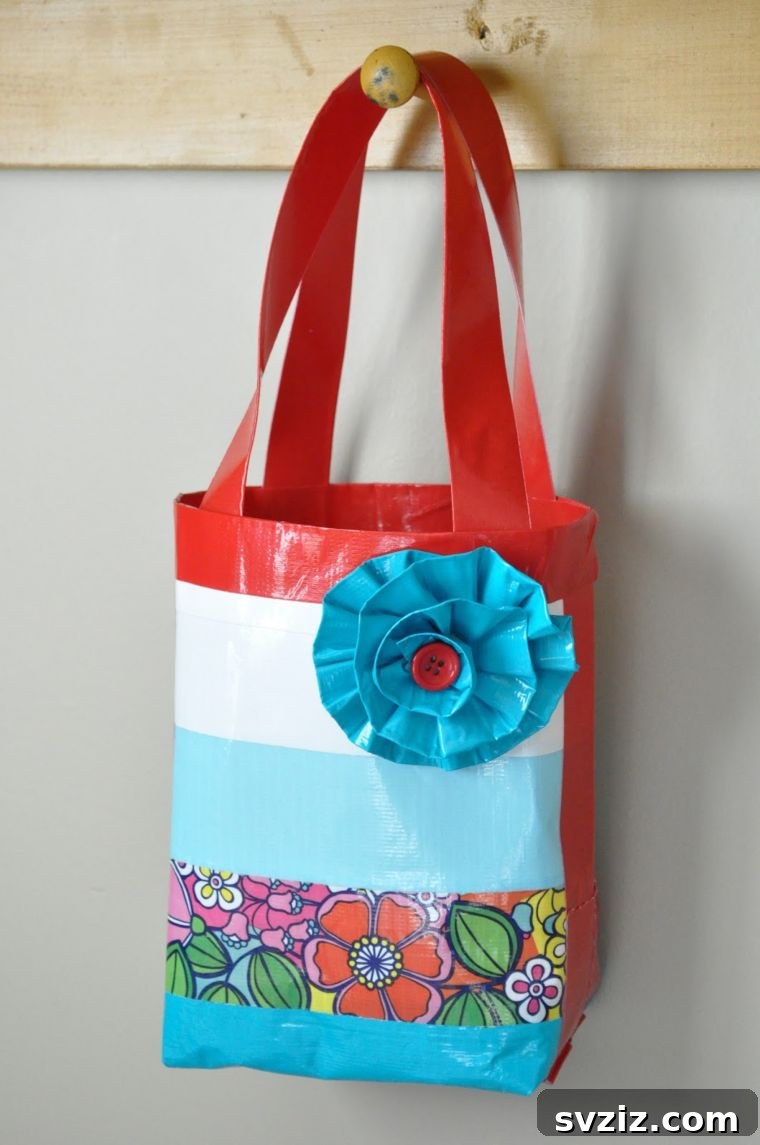 Waterproof Duct Tape Swimming Tote Bag