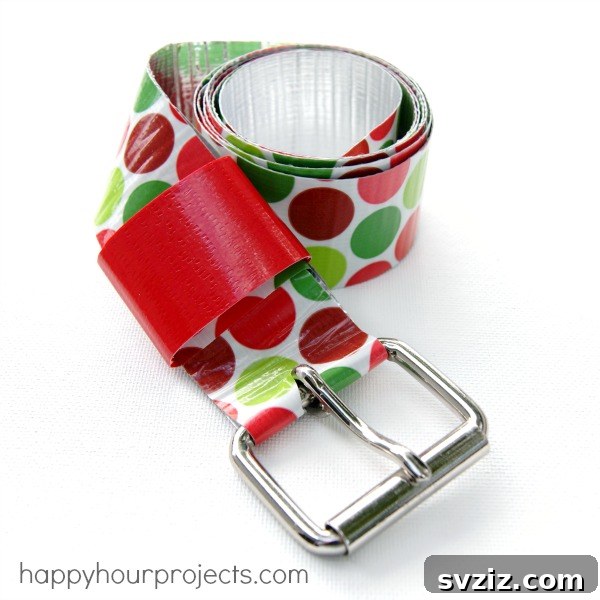 Trendy DIY Duct Tape Belt