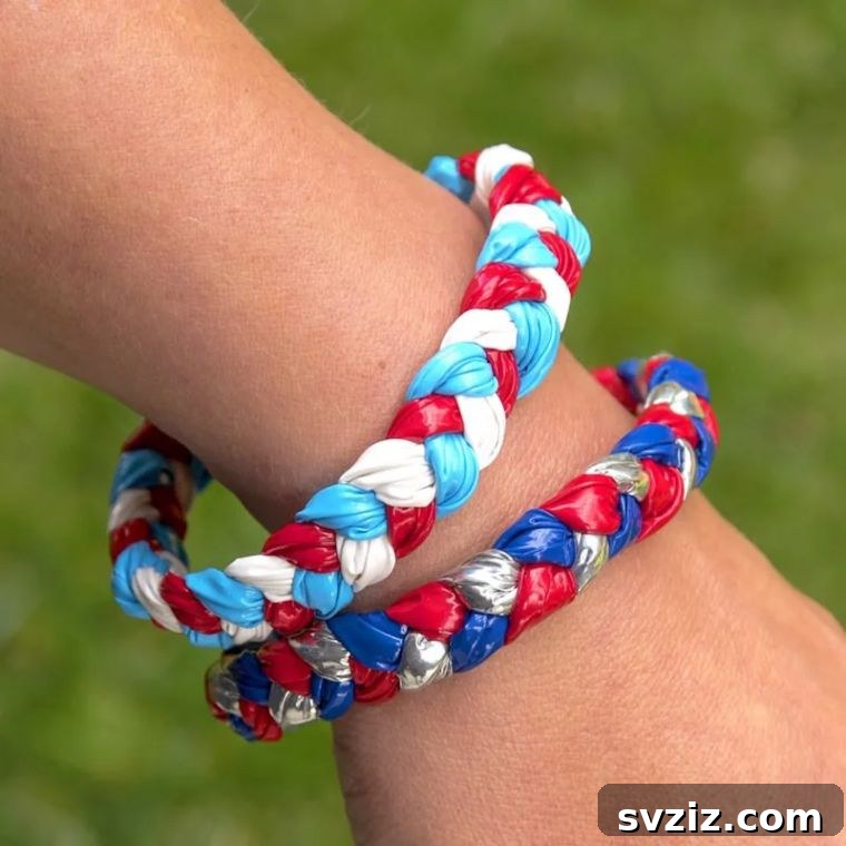 Colorful Duct Tape Bracelets for Children