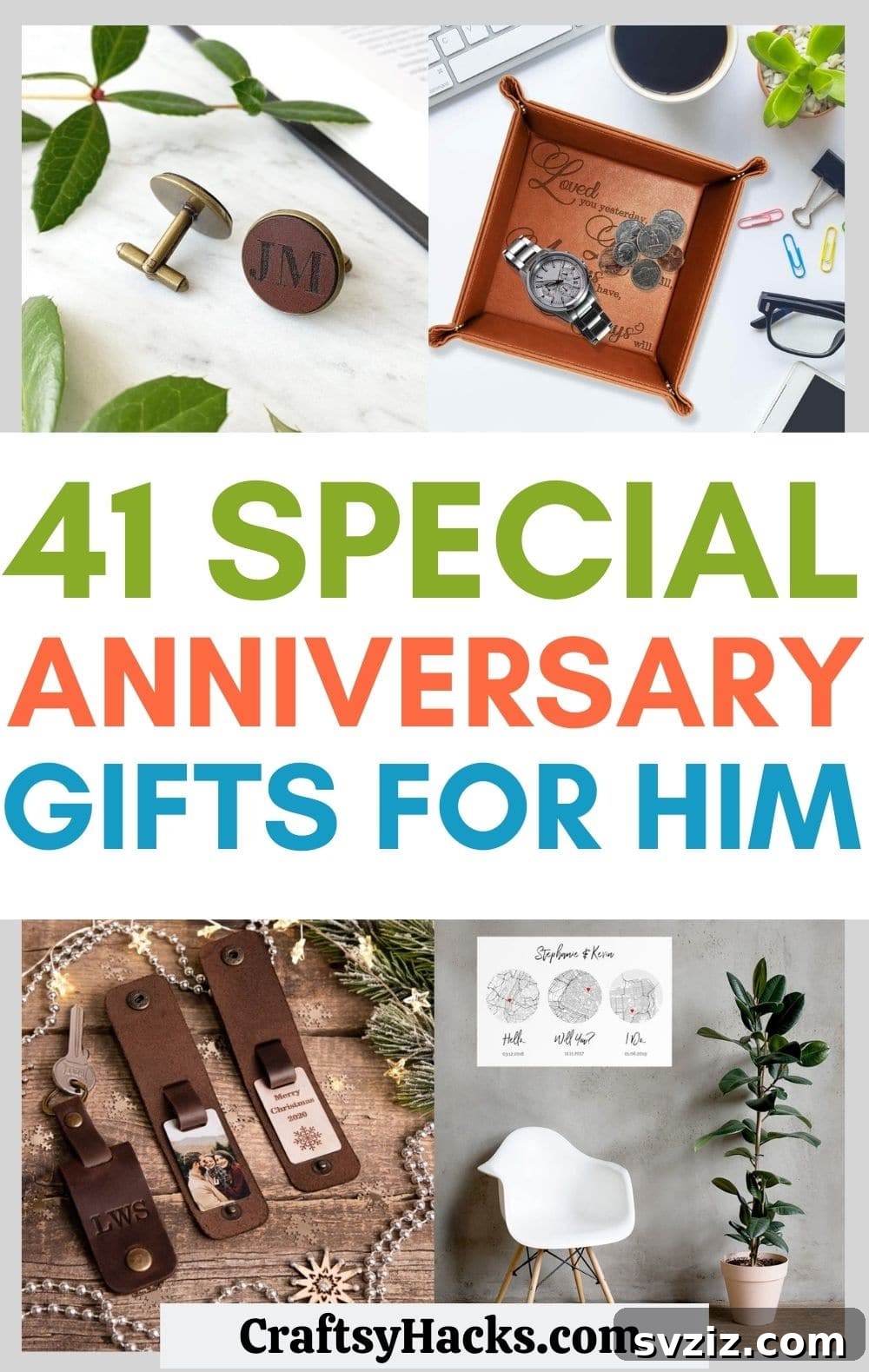 41 Creative Anniversary Ideas He'll Love 2 Thoughtful anniversary gifts for him, romantic gifts for husband, unique boyfriend anniversary gift ideas