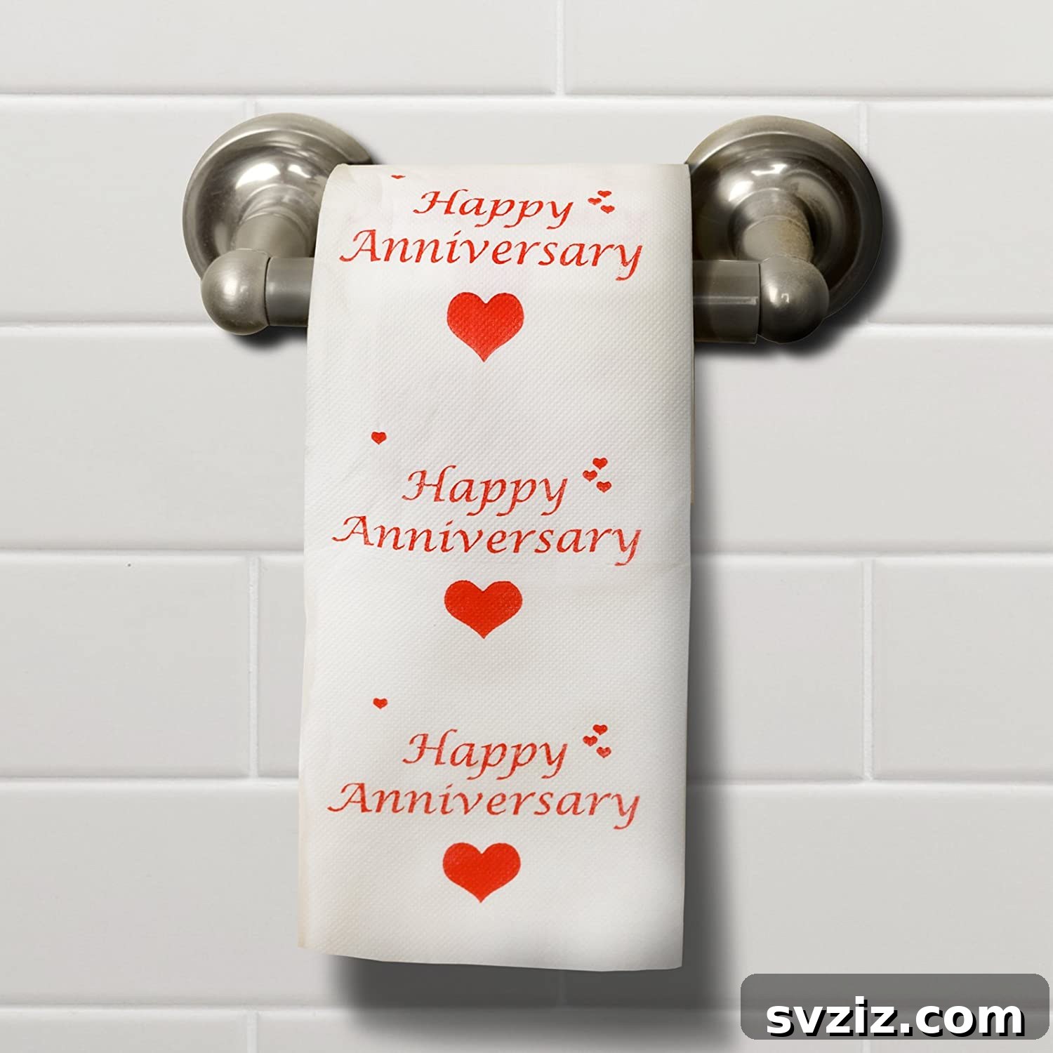 41 Creative Anniversary Ideas He'll Love 38 Funny 'Happy Anniversary' toilet paper, humorous novelty gift for husband or boyfriend