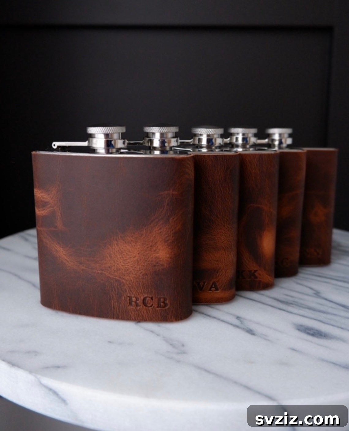leather flask